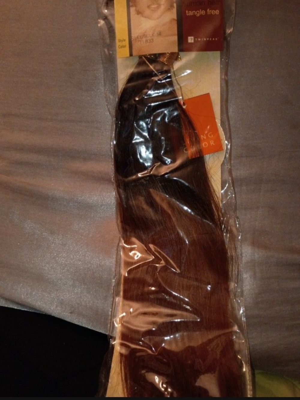 Human Hair 100gm Bulk  - Dark Brown Ombre